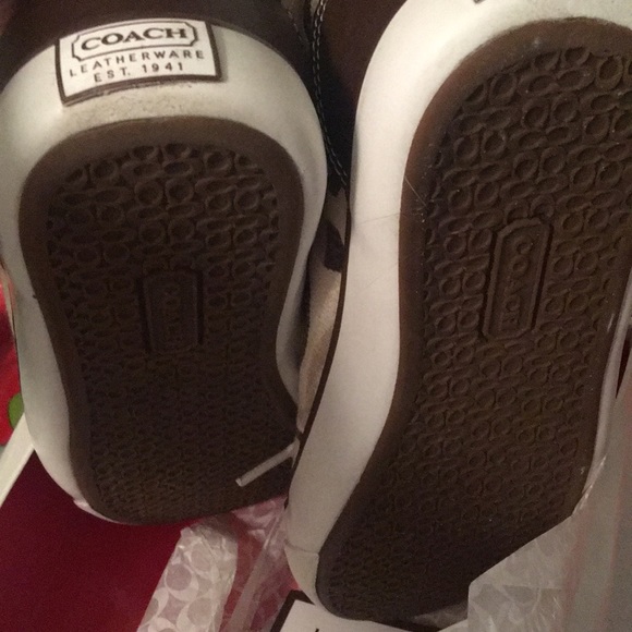 Coach chocolate multi sneakers - Picture 4 of 5